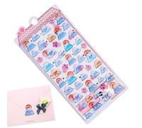 Cartoon Stickers - Cute Cartoon Decals, Raised 3D Relief Decorative Cute Decal, Cutee Tiny 3D Sticker For Phone Case For Water Cups Laptops Wall Guitars Suitcases Luggage Notebook Envelop Glasses