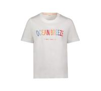 Cartoon T-shirt bleu clair / orange / rouge / blanc, Taille XS