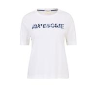 Cartoon T-shirt crème / bleu / bleu marine, Taille XS
