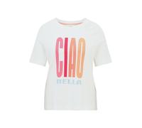 Cartoon T-shirt crème / orange / rose, Taille XS