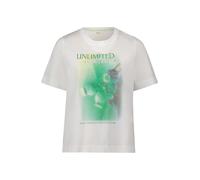 Cartoon T-shirt vert gazon / blanc cassé, Taille M