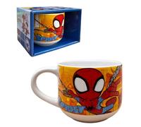 CARTOON Tasse de petit déjeuner modèle jumbo Spidey Marvel tasse pour enfants en céramique 380 ml avec boîte