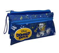 CARTOON Tombolino 3 compartiments trousse scolaire multi-compartiments papeterie organisateur porte-stylo crayons couleur, Donald, Organisateur de sac