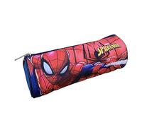 CARTOON Tombolino, trousse scolaire ronde, école, papeterie, organisateur de crayons, couleurs, bleu, 22 x 8 x 8 cm, Spiderman (3)
