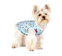 Cartoon Tools T-shirt sans manches en coton pour chien, gilet pour animal de compagnie, vêtements imprimés, T-shirts légers pour petit