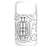 Cartoon Tuba Orchestra Musique Classique Coque pour iPhone 17 Pro