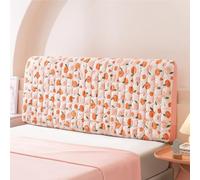 Cartoon Velvet Bed Headboard Slipcover for Kids Bedroom, Dustproof Decor Cover Fits Queen King Full Twin Cal King Size Beds(Pink,180cm/71in)