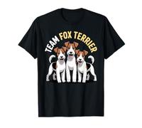 Cartoon Wire Smooth Pet Dog Race Puppy Team Fox Terrier T-Shirt