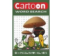 Cartoon Word Search Puzzle Book: Word searches with easy to read print about Cartoons, Cartoon Characters, Animation and More | 6x9 inches, 110 pages ... Gift for Vacations, Holidays and Free Time