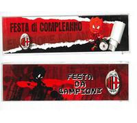 Cartorama Invitations fête d'anniversaire A.C. Milan pZ.10