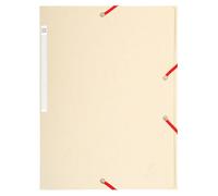 Cartorel Lot De 3 Chemises À Élastiques Maxi Capacity Carte Lustrée 425g Nature Future A4 Ivoire