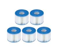 Cartouche 29001E, Compatible avec Intex, Filtre de Piscine Gonflable PureSpa, Type S1, Filtre de Remplacement(5pcs)