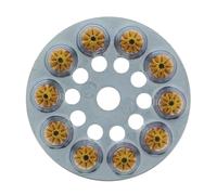 Spit Cartouche de disques 031700 – 10 charges 6,3 / 10 jaunes