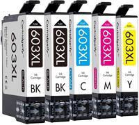 Cartouche 603XL Compatible avec Cartouches Encre Epson 603 603 XL, pour Expression Home XP-2100 XP-2105 XP-3100 XP-3105 XP-3150 XP-4100 XP-4105, Workforce WF-2810 WF-2830 WF-2835 WF-2850