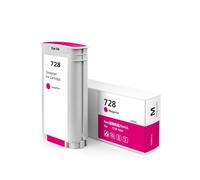 Cartouche 728 Compatible avec HP DesignJet T830 T730 | Cartouche De Remplacement, Lignes Nettes, Couleurs Vives, Alimentation En Encre Stable, Installation Facile(130ML-M)