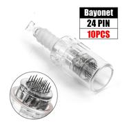 Cartouche À Baïonnette Pour Dr. Pen See,Dr Pen M7,Dr Pen E30,Dr Pen M5,Derma Pen,Mym Round Character,12 Broches,36 Broches,3d,5d,10 Pièces,5 Pièces - Type 10pcs 24 Pin