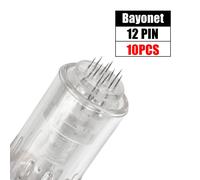 Cartouche À Baïonnette Pour Dr. Pen See,Dr Pen M7,Dr Pen E30,Dr Pen M5,Derma Pen,Mym Round Character,12 Broches,36 Broches,3d,5d,10 Pièces,5 Pièces - Type 10pcs 12 Pin