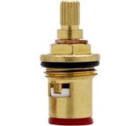 Cartouche à disque en céramique et laiton, Cartouche de remplacement for robinet en laiton céramique à 20 dents, quart tour, multicolore, plusieurs tailles(Rood,46.5mmX1.83mm)