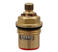 Cartouche à disque en céramique et laiton, Cartouche de remplacement for taraud à disque en laiton et céramique, 20 cannelures G1/2, lot 2, multicolore(Rood)