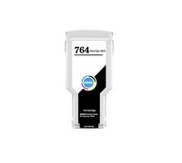 Cartouche à Encre Compatible Compatible avec 764 Compatible avec l'imprimante DesignJet T3500 avec Une Solution d'encre Pigment Pigment Pigment Pigment(HP764 -MBK- 300ML)