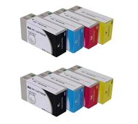 Cartouche à Encre Compatible SJIC22P pour TM-C3500 C3500 Remplacement de l'imprimante de l'étiquette pour C33S020577 SJIC22P K Pigment Encre Cartridge Europe(SJIC22P 4Color 2set)