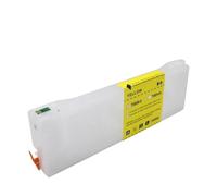 Cartouche à Encre Vide de 700 ML Rechargeable T8041 T8042 T8043 T8044 T8045 T8046 T8047 T8048 T8049 T804A Compatible avec P6000 P7000 P8000 P9000 Série IMPRIMIT(T8044-Y)
