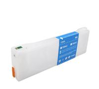 Cartouche à Encre Vide de 700 ML Rechargeable T8041 T8042 T8043 T8044 T8045 T8046 T8047 T8048 T8049 T804A Compatible avec P6000 P7000 P8000 P9000 Série IMPRIMIT(T8042-C)