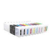 Cartouche à Encre Vide de 700 ML Rechargeable T8041 T8042 T8043 T8044 T8045 T8046 T8047 T8048 T8049 T804A Compatible avec P6000 P7000 P8000 P9000 Série IMPRIMIT(11color)