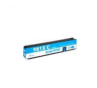 Cartouche à Jet d'encre Compatible Compatible avec PageWide Enterprise Color 556xh Dn MFP 586dn F Z MFP E58650 modèle 981A 981X HP981X(1PCS Cyan)