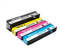 Cartouche à Jet d'encre Compatible Compatible avec PageWide Enterprise Color 556xh Dn MFP 586dn F Z MFP E58650 modèle 981A 981X HP981X(1 Set)
