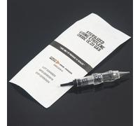 Cartouche À Vis Pour Maquillage Permanent Black Pearl,100 Pièces/Lot,Aiguille 1rl - Type 1rl 0.4mm