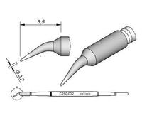 Cartouche avec pointe coudée de 0,2 JBC C210002 Ø 0,2 pour les fers à souder T210