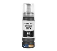 Cartouche C13T09B140 107 Compatible pour Epson EcoTank ET-18100 Noire Haute capacité 3600 Pages 70 ML