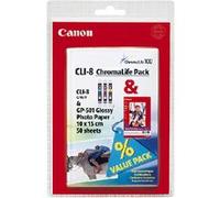 Cartouche Canon CLI-8 ChromaLife Pack 3 couleurs (cyan, magenta, jaune) G