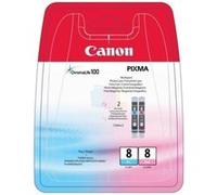 Cartouche Canon CLI-8 PC (Photo Cyan) + CLI-8 PM (Photo Magenta) Multipack 2 couleurs G