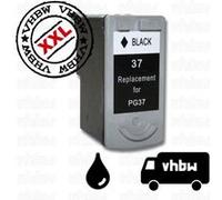 vhbw Cartouche d'encre Noir Compatible avec Canon Pixma ip1800, ip2500, mp190, mp210, mp220, ip2600, mp140, mp470 imprimante (Rechargeable, 12 ML)