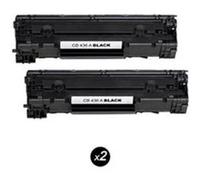 Cartouche CB436A/36A Compatible pour HP LaserJet P1505/P1505n/P1506 - Noir lot de 2 Noir G