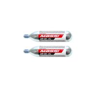 Cartouche CO2 Massi (x2) Argenté