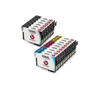 Cartouche compatible - 15x Cartouche epson 128 xl t1281 t1282 t1283 t1284 t1285 multipack compatible Epson SX235W SX420W SX435W SX440W SX130 SX230 Multipack G