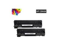 Cartouche compatible - 2x Compatible Noir Cartouche Toner Pour HP CB436A 36A - Laserjet Pro M1522NF