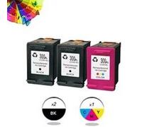 Cartouche compatible - 3x Cartouche Compatible remplace Deskjet F4210 Cartouche HP300XL BK/CMY Cartouche Multicolore G
