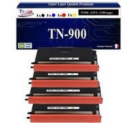 Cartouche compatible - 4 Toners couleur génériques Brother TN900 pour imprimante Brother HLL9200CDWT L9300CDWTT MFCL9550CDWT