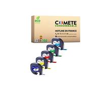 Cartouche compatible - 5 Rubans etiquettes compatibles avec DYMO 91201 91201 02 03 04 05TAPE CAS COMPBK ON W G