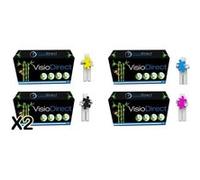 Cartouche compatible - 5 Toner cartouche d'encre laser type C1760BK 2xNoir 2000 pages C1760C Cyan C1760Y Jaune C1760M Magenta 1400 pages Compatible pour imprimante Dell C1765 C1760M Certifié ISO 9001 