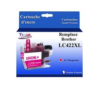 - Cartouche compatible avec Brother LC422 XL pour Brother MFC-J5740DW, MFC-J6540DW, MFC-J6540DWE Magenta