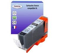 T3AZUR - Cartouche Compatible avec Canon CLI521 CLI-521 XL pour Canon Pixma MP980 MP990 - Gris