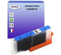 T3AZUR - Cartouche Compatible avec Canon CLI551XL CLI-551 XL pour Canon Pixma MG6300 MG6350 MG6400 MG6450 MG6600 MG6650 MG7100 - Cyan