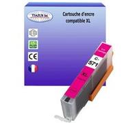 T3AZUR - Cartouche Compatible avec Canon CLI571XL CLI-571 XL pour Canon Pixma MG5750 MG5751 MG5752 MG5753 MG6850 MG6851 - Photo Noire
