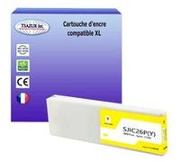 Cartouche compatible avec Epson ColorWorks C7500, TM C7500 remplace Epson SJIC26P- Jaune - 294.3 ml G