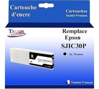 Cartouche compatible avec Epson ColorWorks TM C7500G, C7500GE remplace Epson SJIC30P - Noire - 295.2 ml